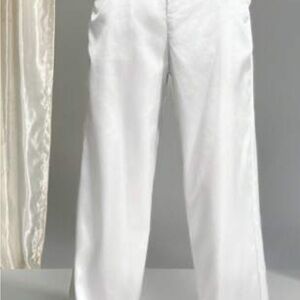 Women’s Satin White Pants